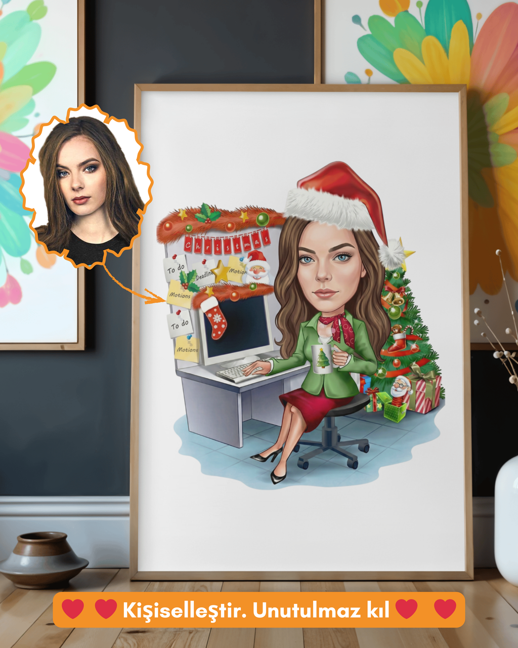 P05 : Warm Holiday Office Scene