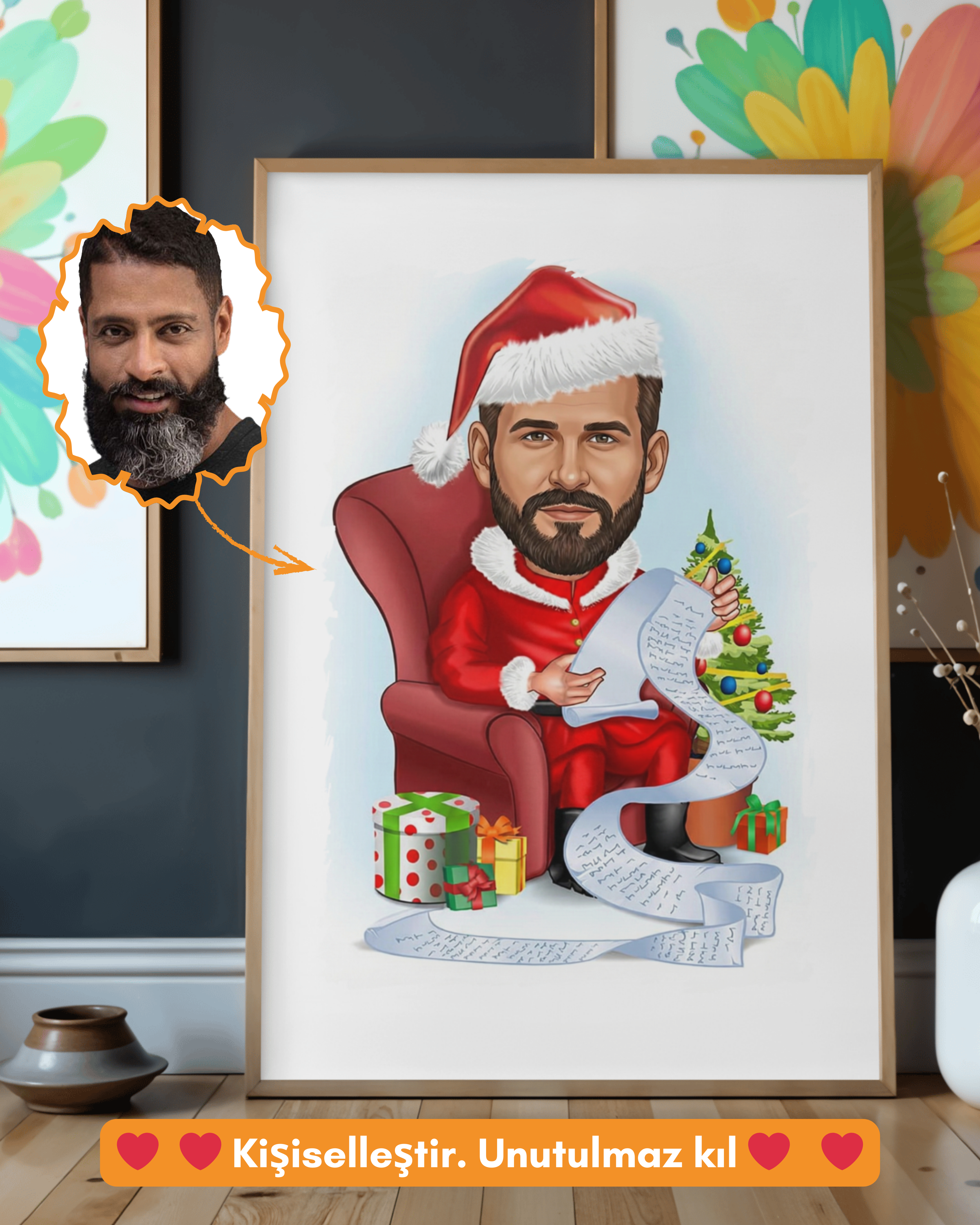 P09: Classic Santa with Gift Sack Portrait