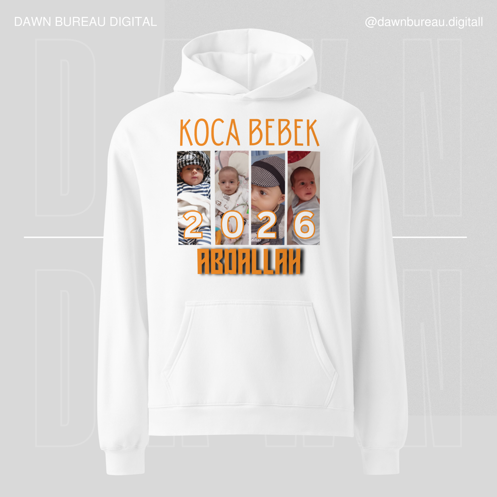 The Special Baby ( KOCA BEBEK )– Custom Baby Photo Hoodie Personalized Cotton Gift for Birthdays & Celebrations