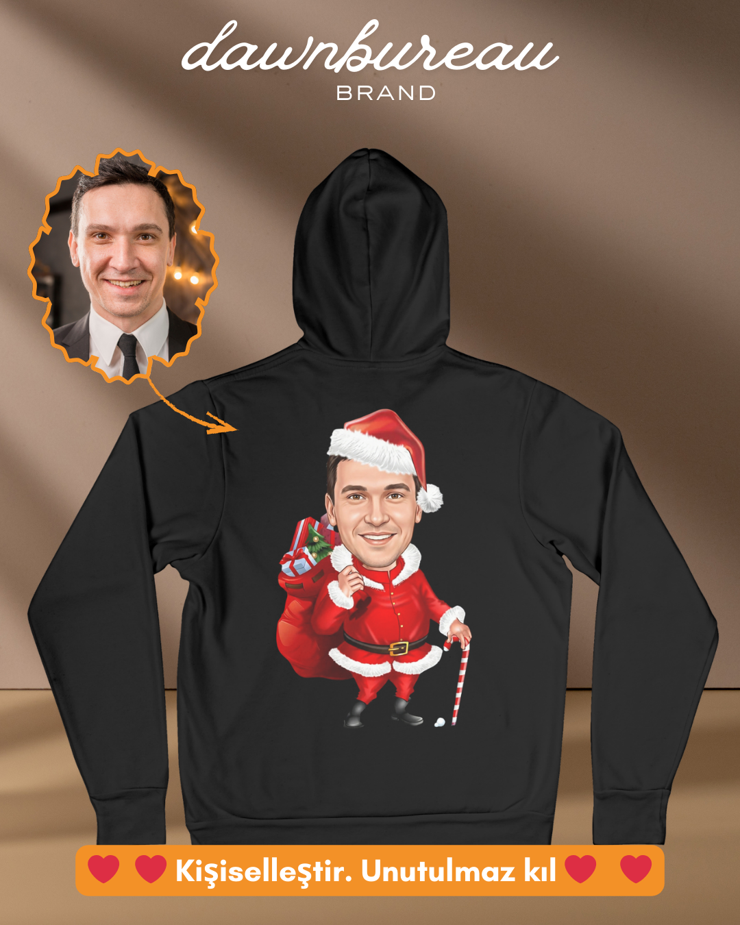 P08 : Santa Claus Gift Bag Portrait