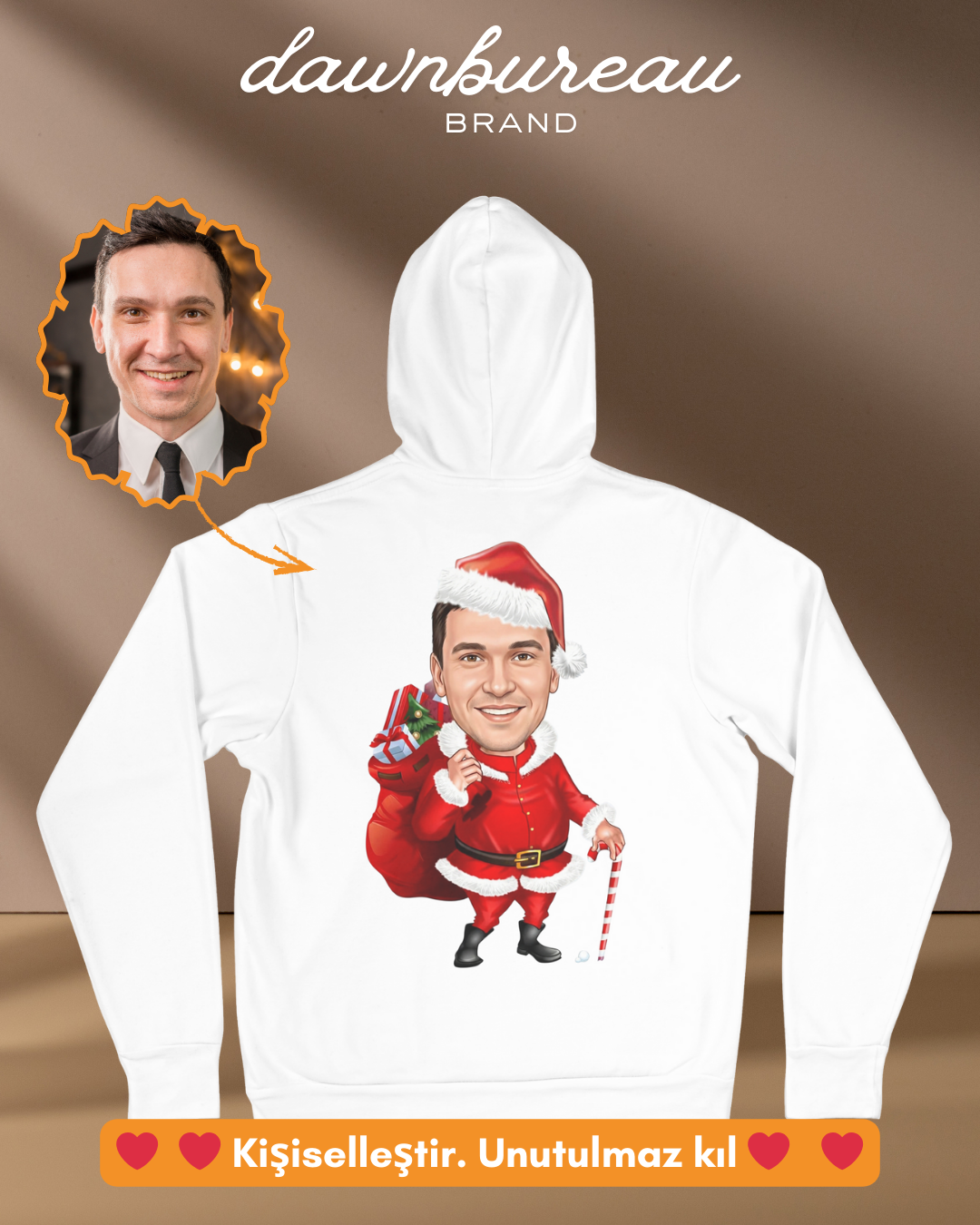 P08 : Santa Claus Gift Bag Portrait