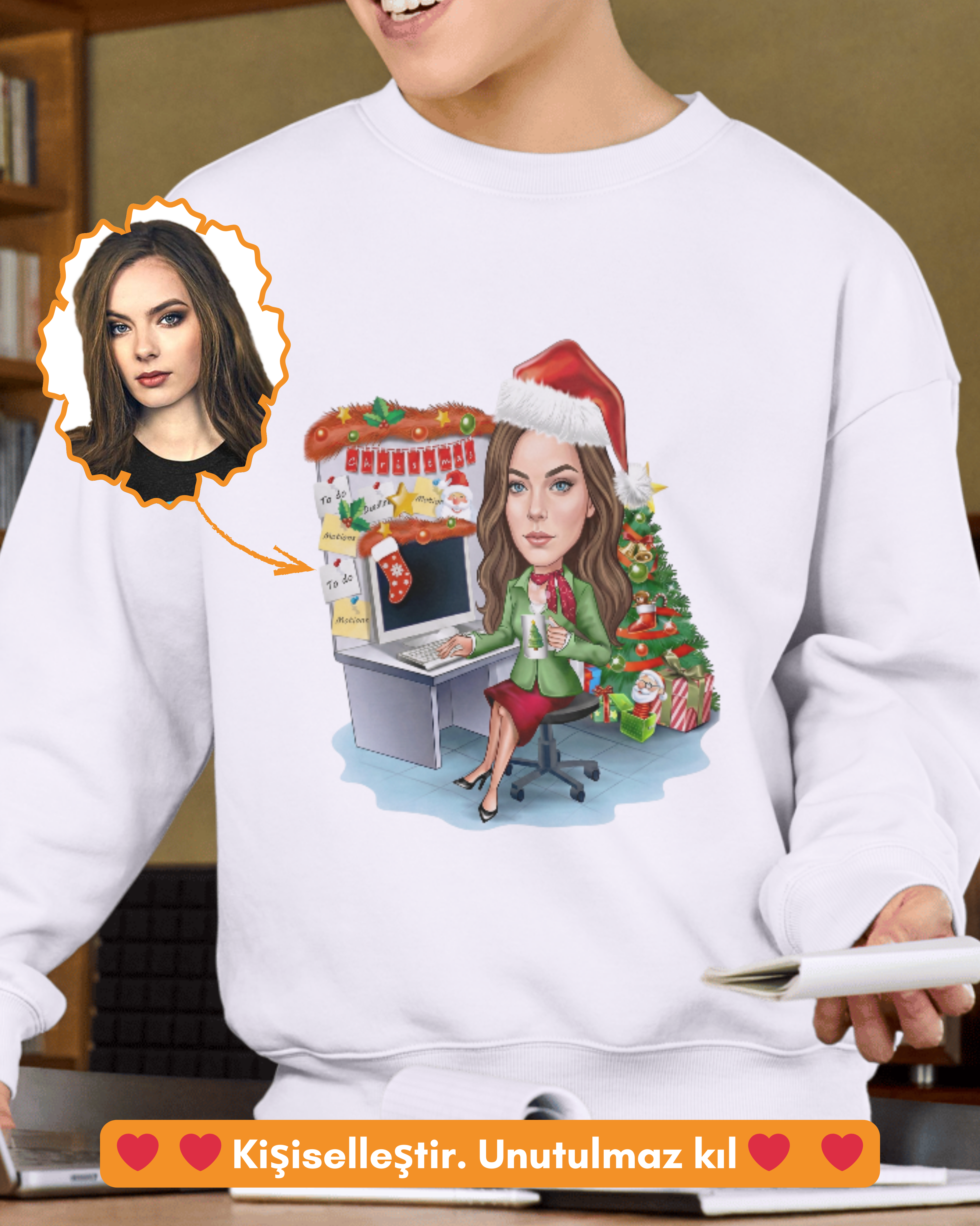 P05 : Warm Holiday Office Scene