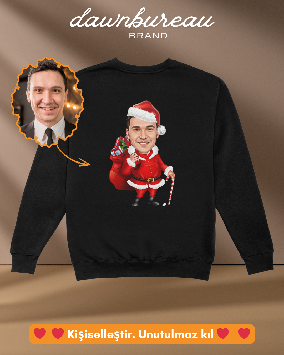 P08 : Santa Claus Gift Bag Portrait