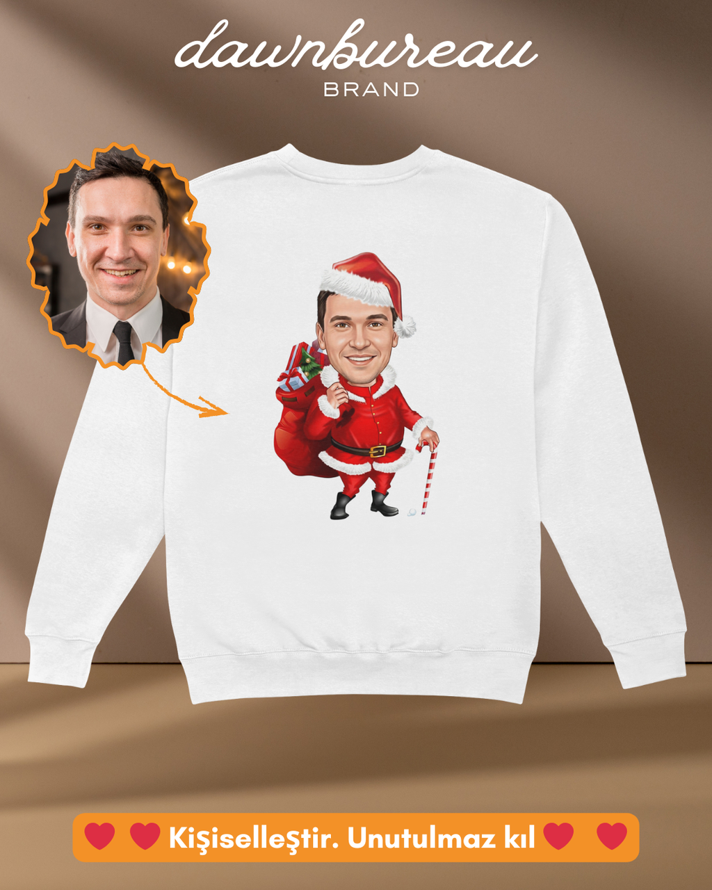 P08 : Santa Claus Gift Bag Portrait