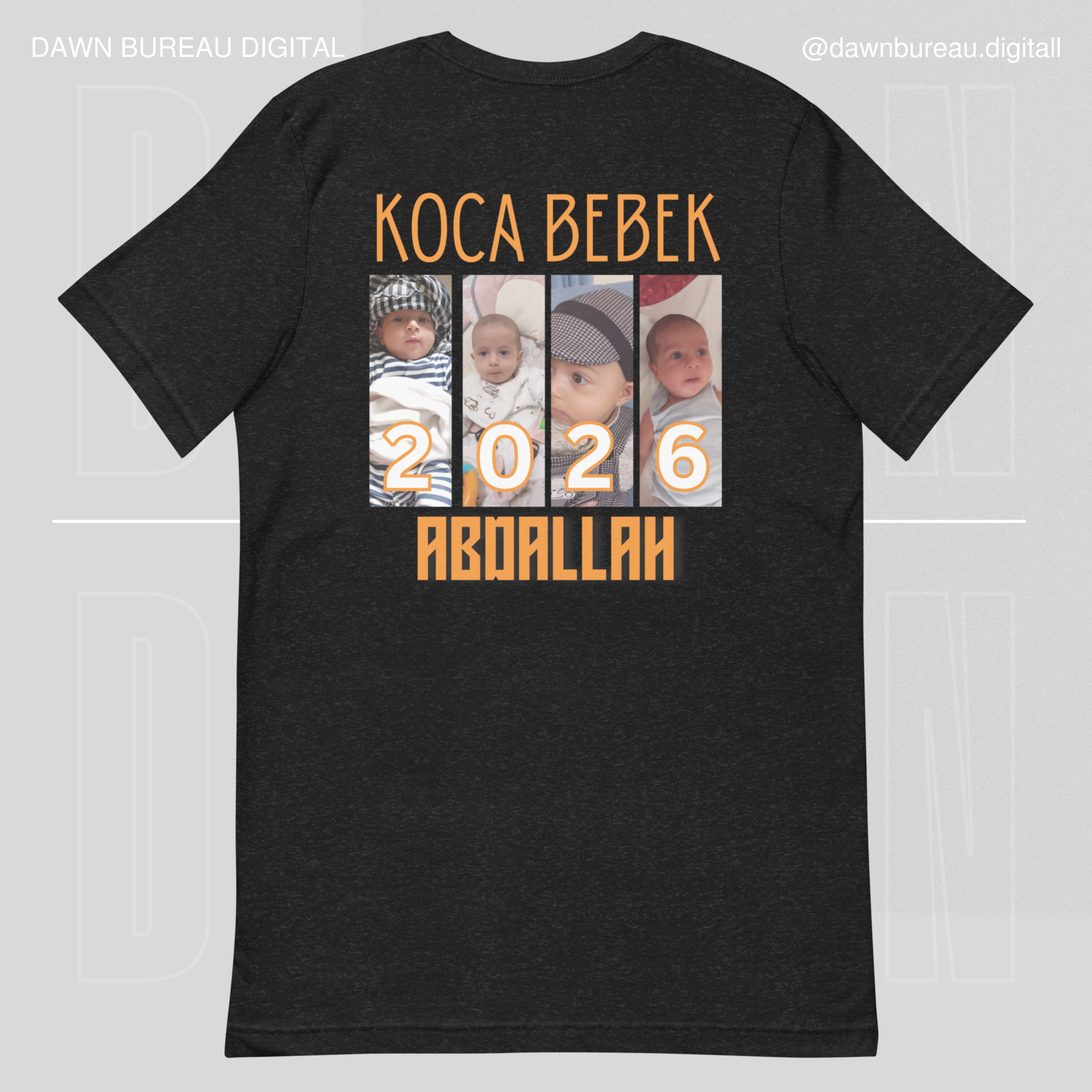 The Special Baby ( KOCA BEBEK ) – Custom Baby Photo T-Shirt Personalized Cotton Gift for Birthdays & Celebrations