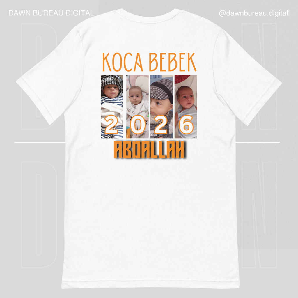 The Special Baby ( KOCA BEBEK ) – Custom Baby Photo T-Shirt Personalized Cotton Gift for Birthdays & Celebrations