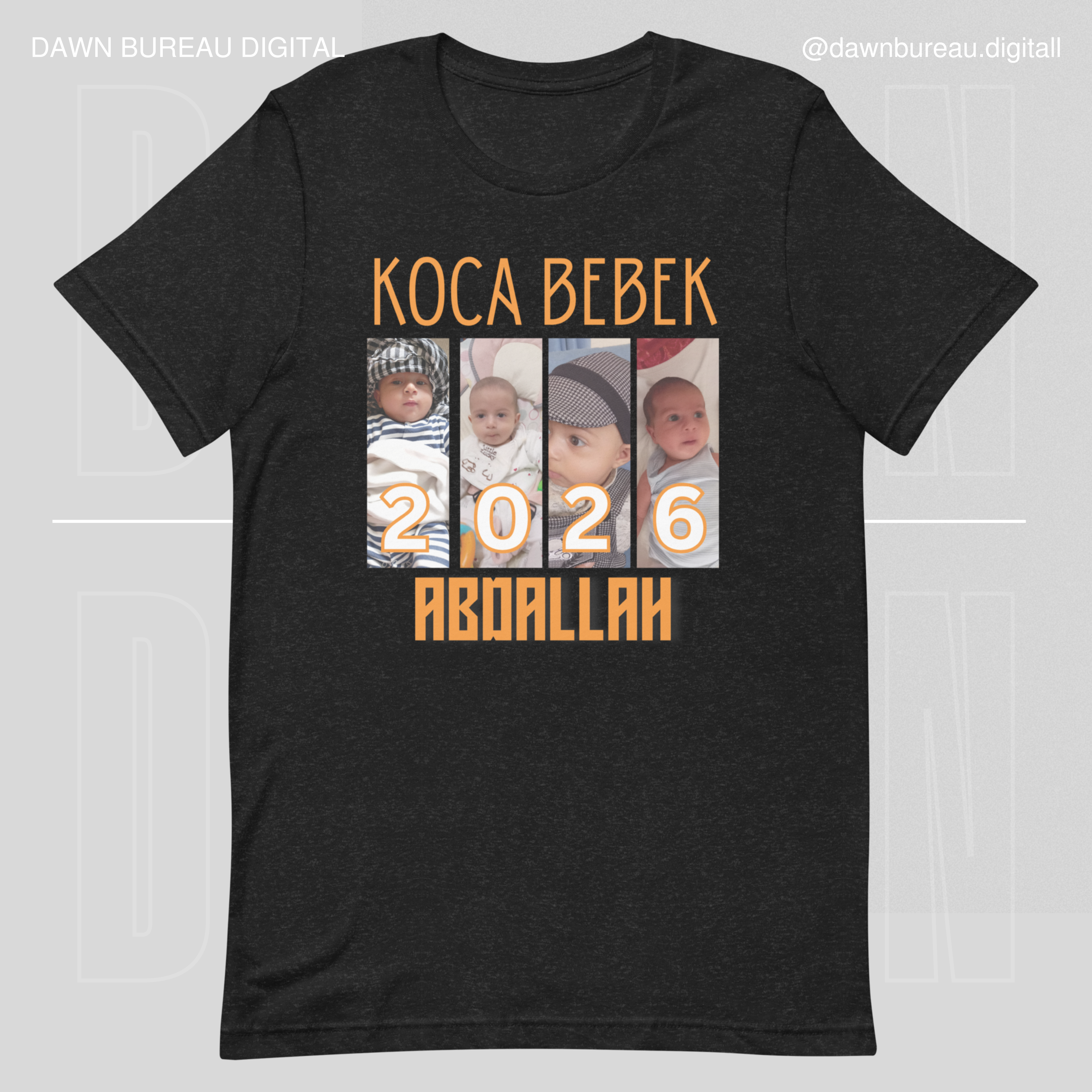 The Special Baby ( KOCA BEBEK ) – Custom Baby Photo T-Shirt Personalized Cotton Gift for Birthdays & Celebrations