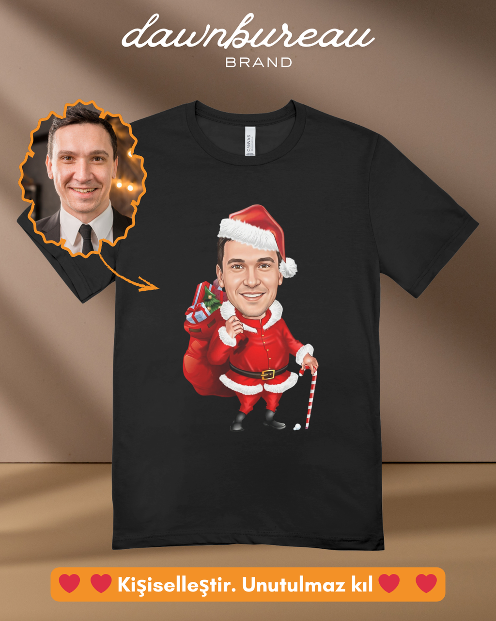 P08 : Santa Claus Gift Bag Portrait